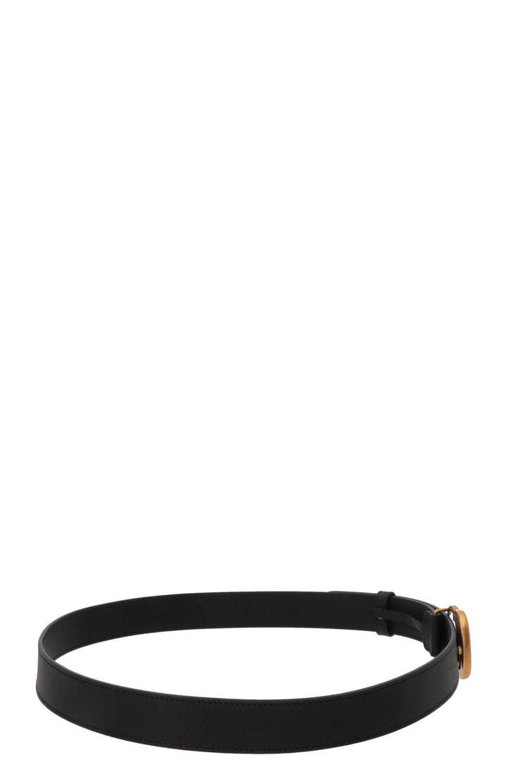 GUCCI GG Marmont Gürtel Leder Schwarz