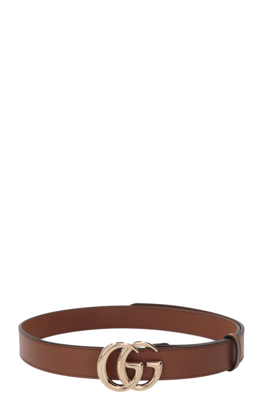 GUCCI GG Marmont Gürtel Leder Braun