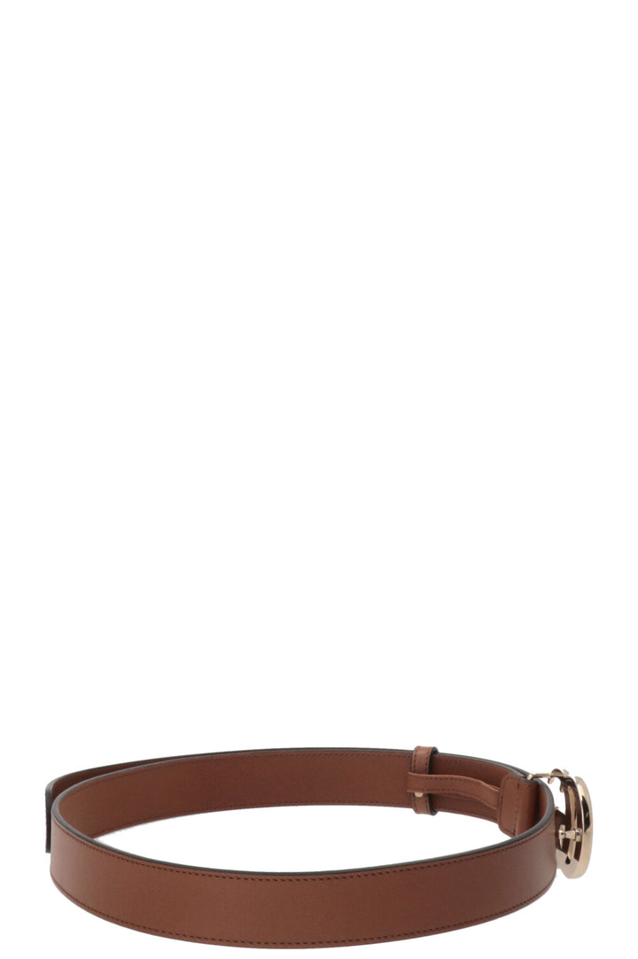 GUCCI GG Marmont Gürtel Leder Braun