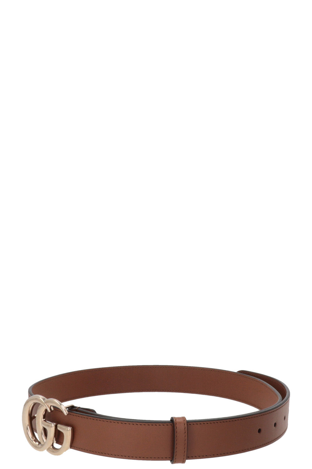 GUCCI GG Marmont Gürtel Leder Braun