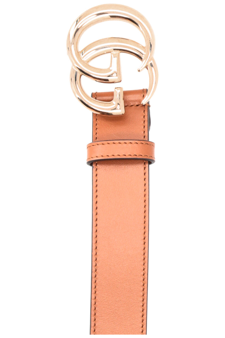 GUCCI GG Marmont Gürtel Leder Braun