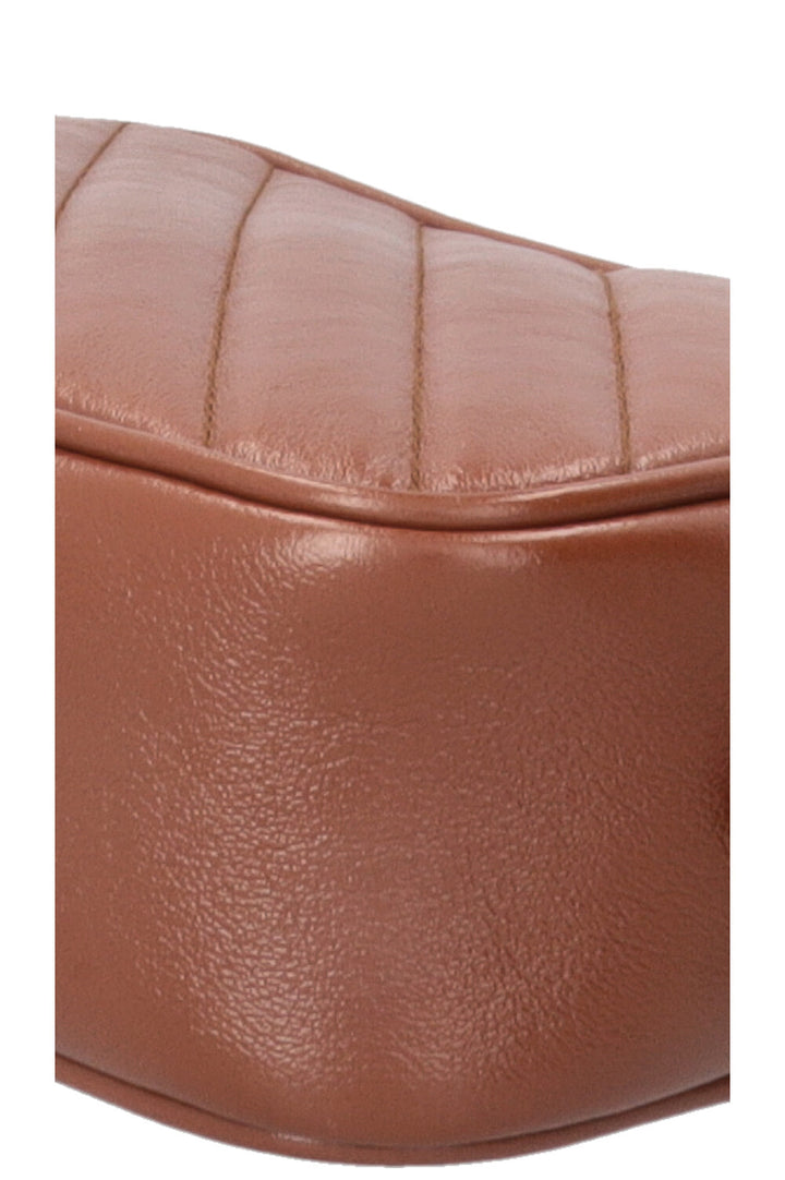 GUCCI GG Marmont Mini Camera Bag Leather Brown