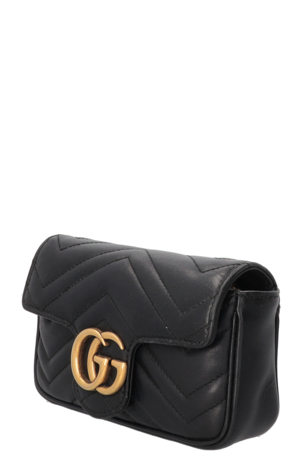 Sac bandoulière mini GUCCI GG Marmont noir