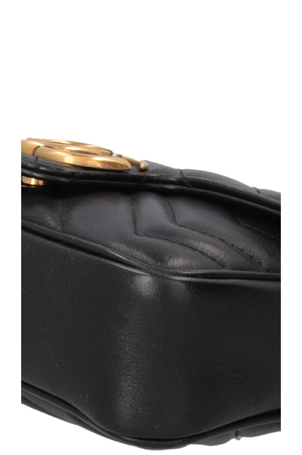 Sac bandoulière mini GUCCI GG Marmont noir