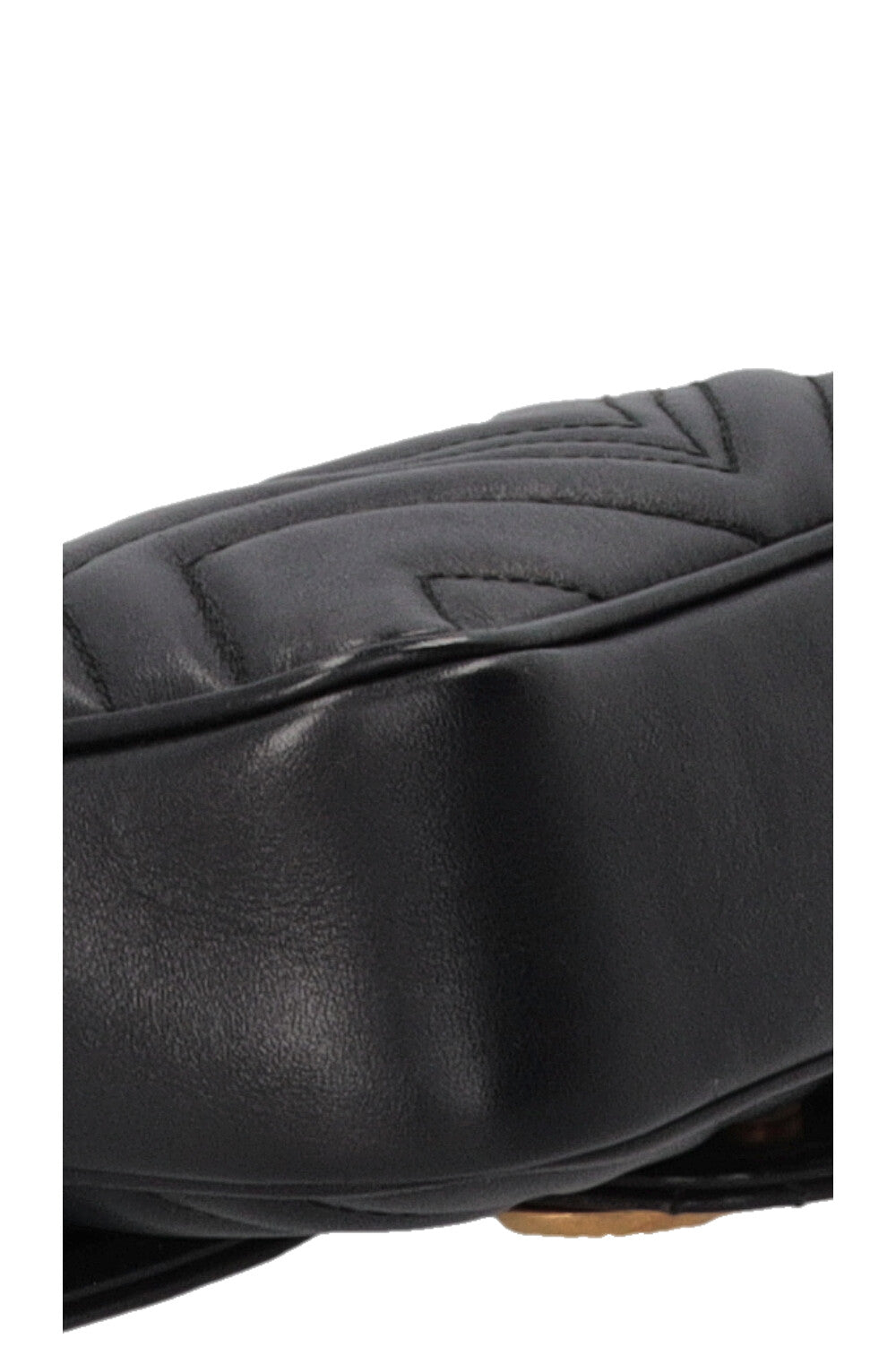 Sac bandoulière mini GUCCI GG Marmont noir