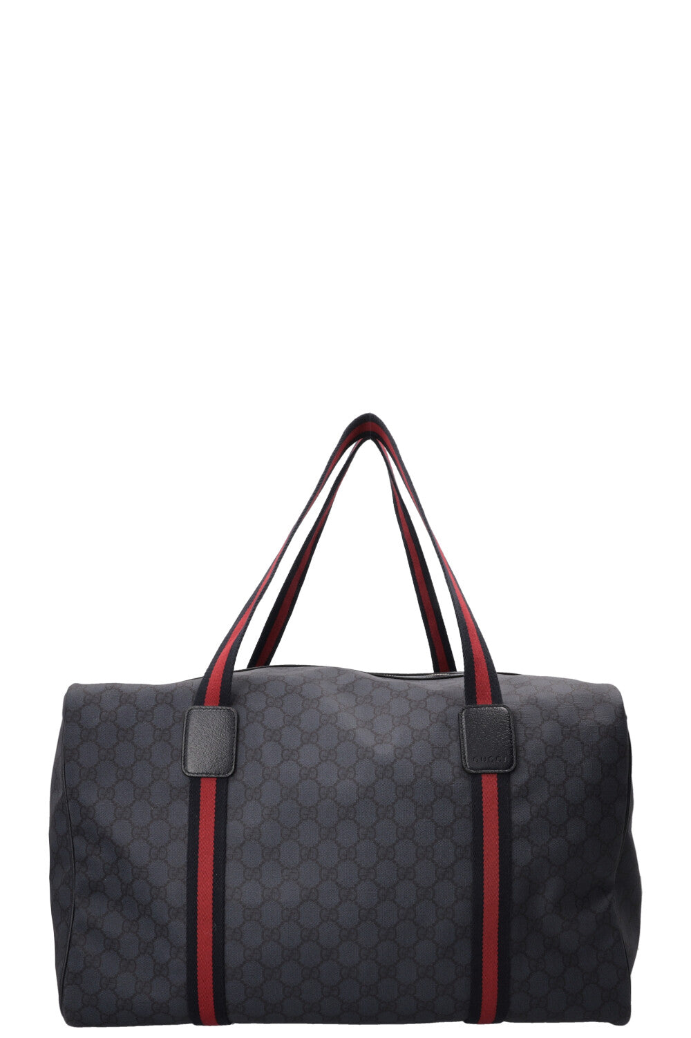 GUCCI GG Monogram Medium Web Duffle Bag Navy