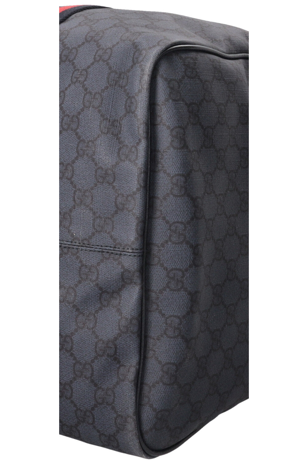 GUCCI GG Monogram Medium Web Duffle Bag Navy
