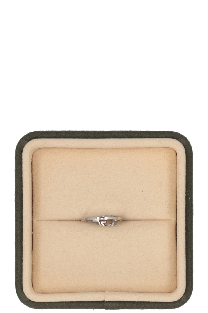GUCCI GG Ring 18k white gold