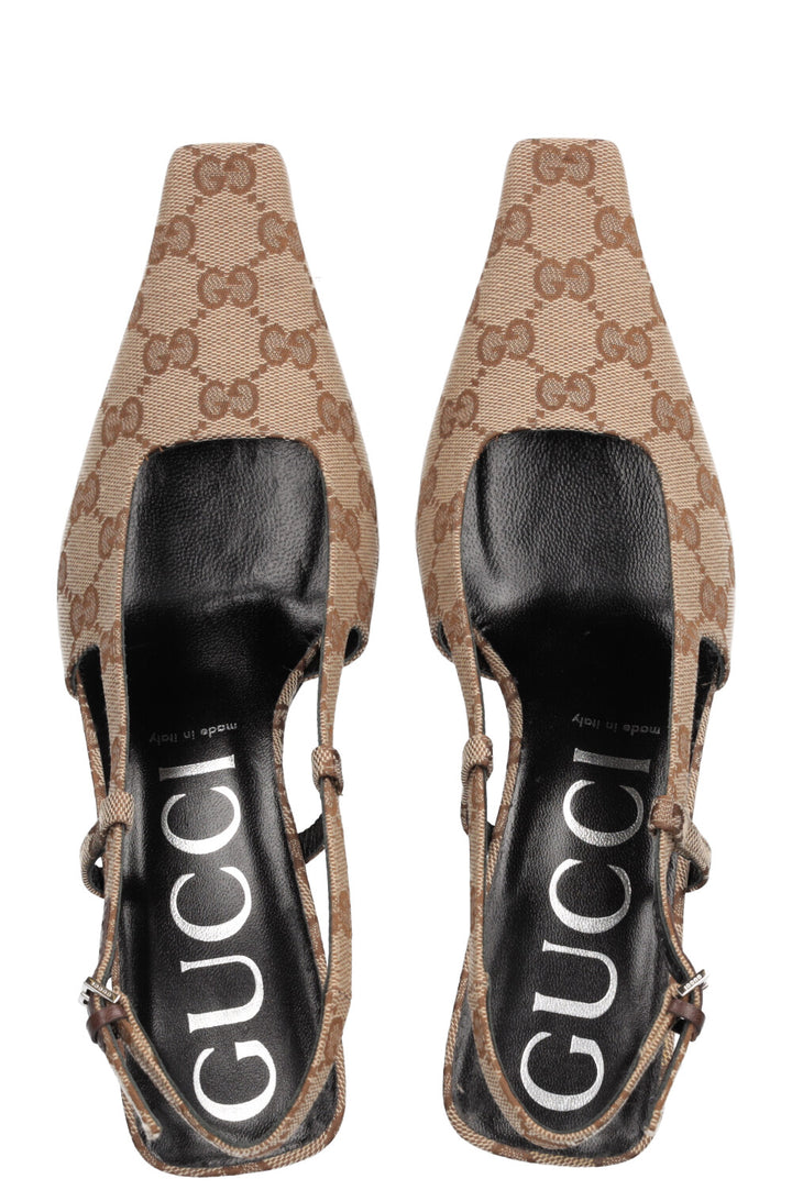 GUCCI GG Slingback Heels