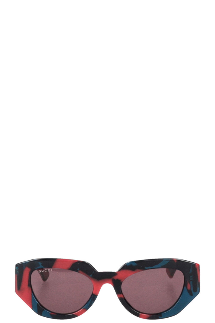 GUCCI GG Sunglasses Acetat Red Blue 1421S 003