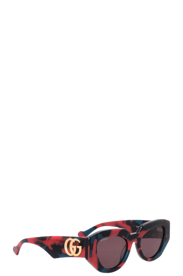 GUCCI GG Sunglasses Acetate Red Blue 1421S 003