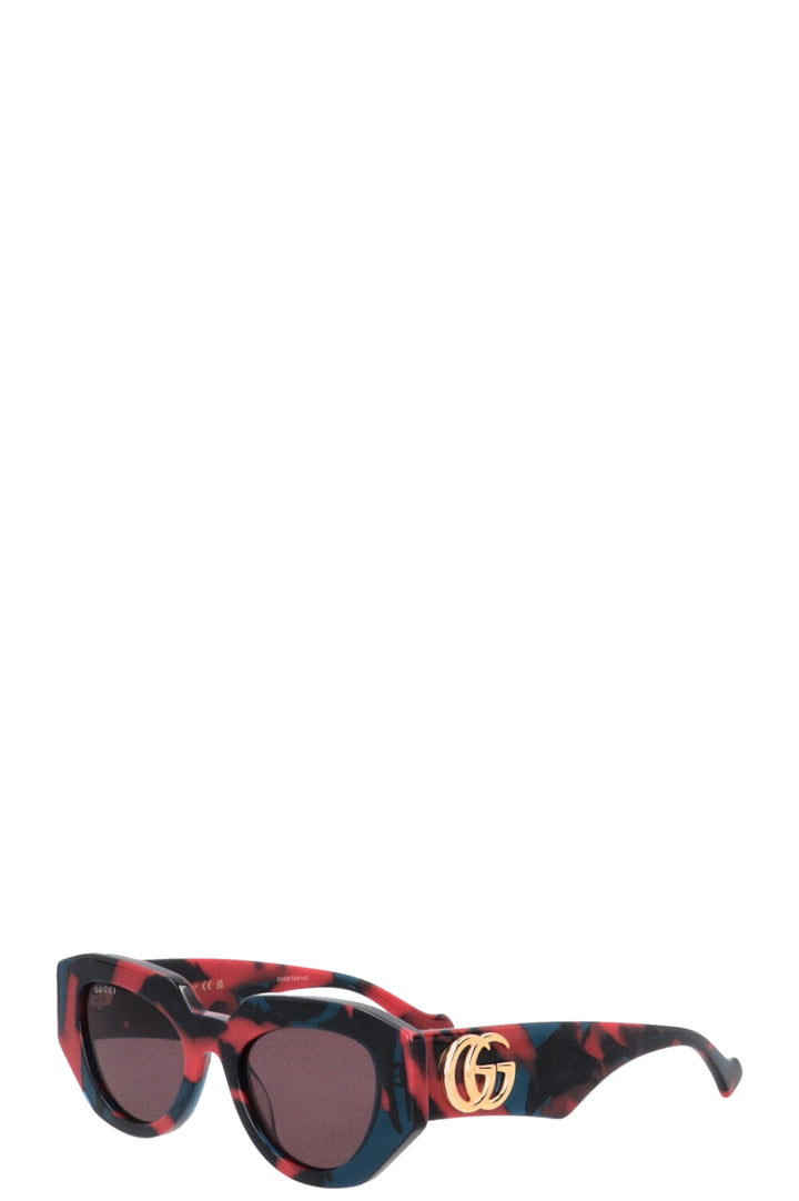 GUCCI GG Sunglasses Acetat Red Blue 1421S 003