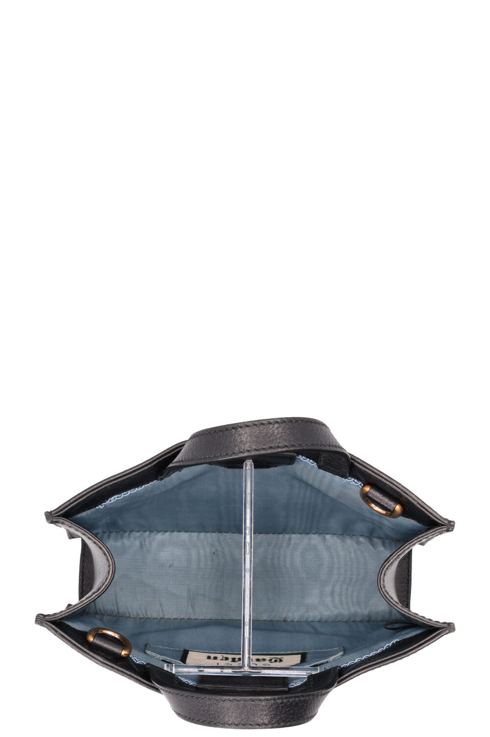 GUCCI Garden Cabas Chat Petit Format en Cuir Noir