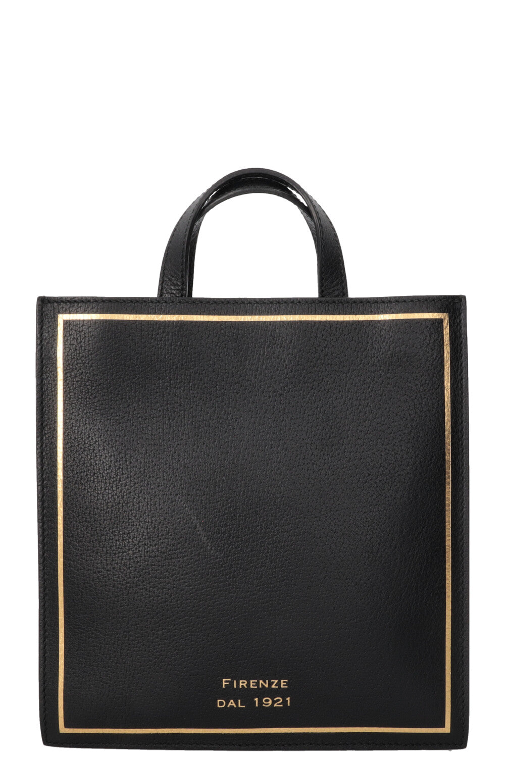 GUCCI Garden Cabas Chat Petit Format en Cuir Noir