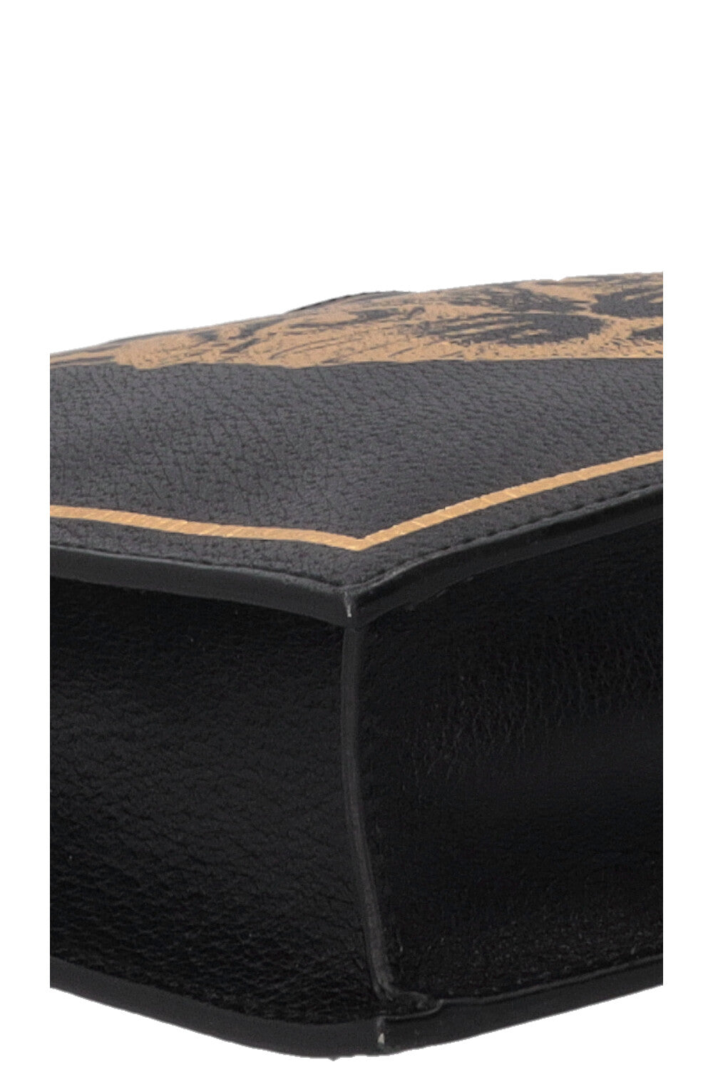 GUCCI Garden Cabas Chat Petit Format en Cuir Noir