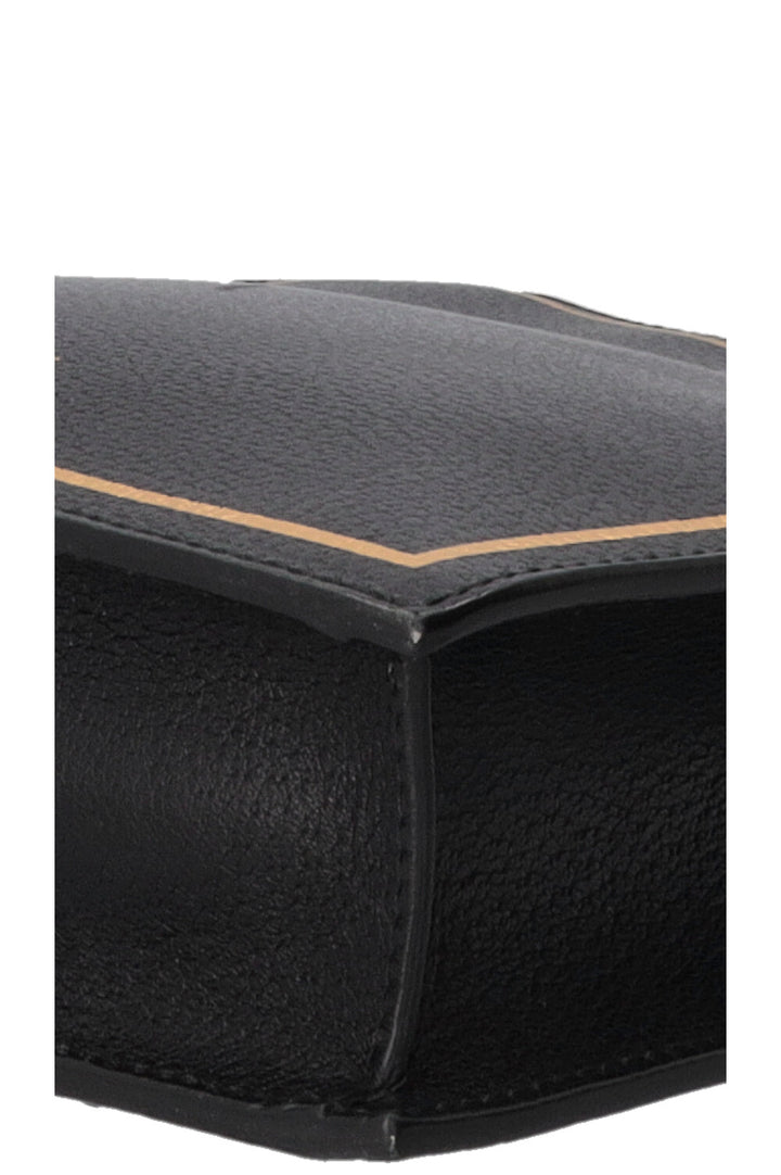 GUCCI Garden Cabas Chat Petit Format en Cuir Noir