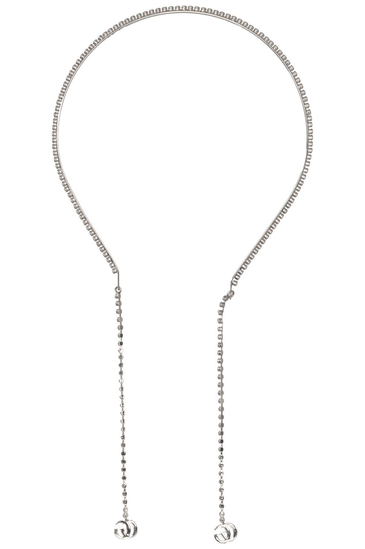 GUCCI Headband Crystals Silver