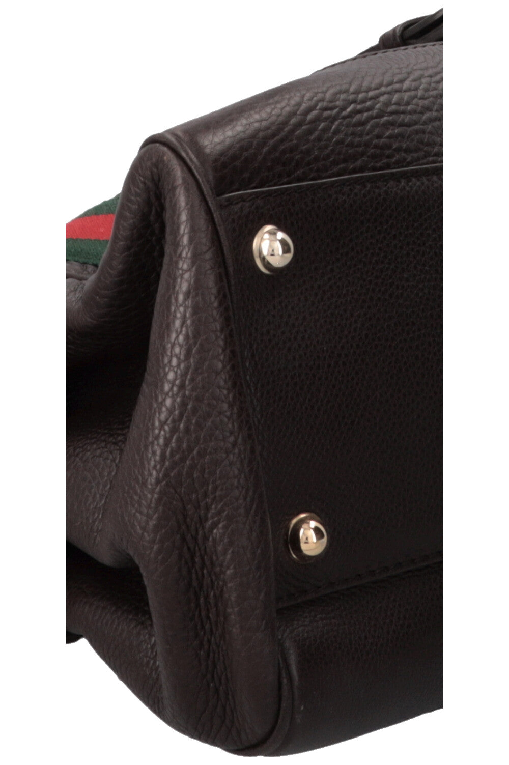 GUCCI Heritage Web Shoulder Bag Brown