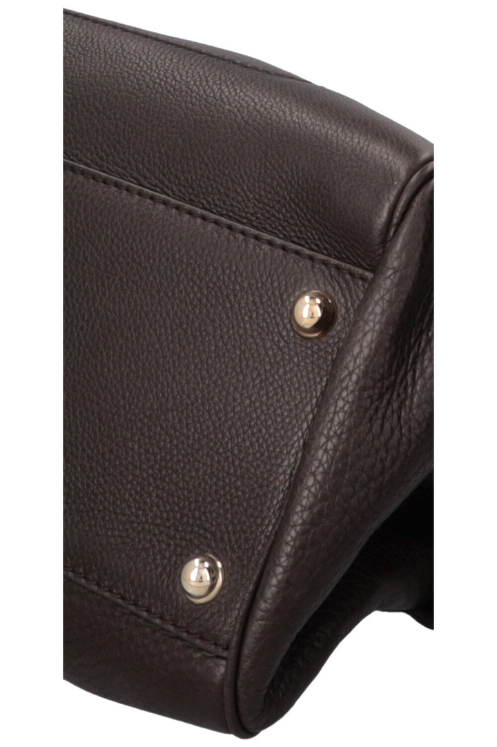 GUCCI Heritage Web Shoulder Bag Brown