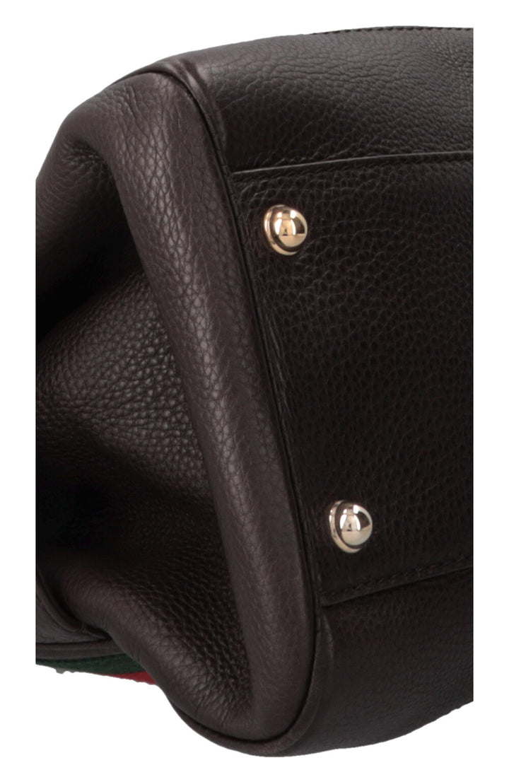GUCCI Heritage Web Shoulder Bag Brown
