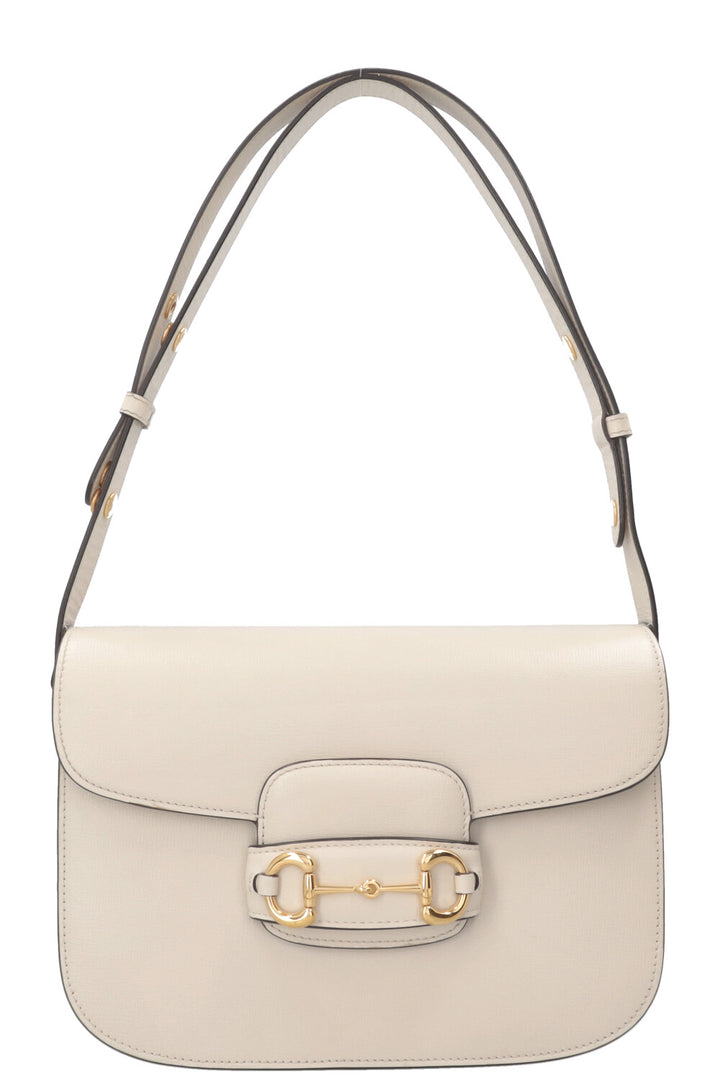 GUCCI Horsebit 1955 Medium Leather White