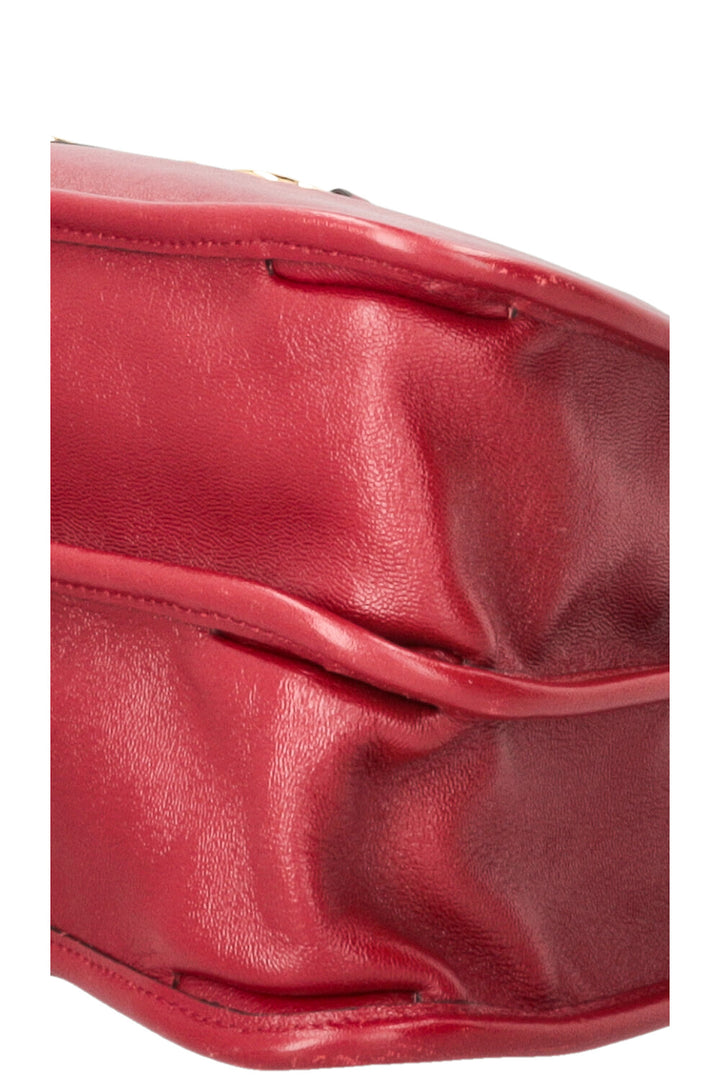 GUCCI Horsebit 1955 Tote Bag Leather Red