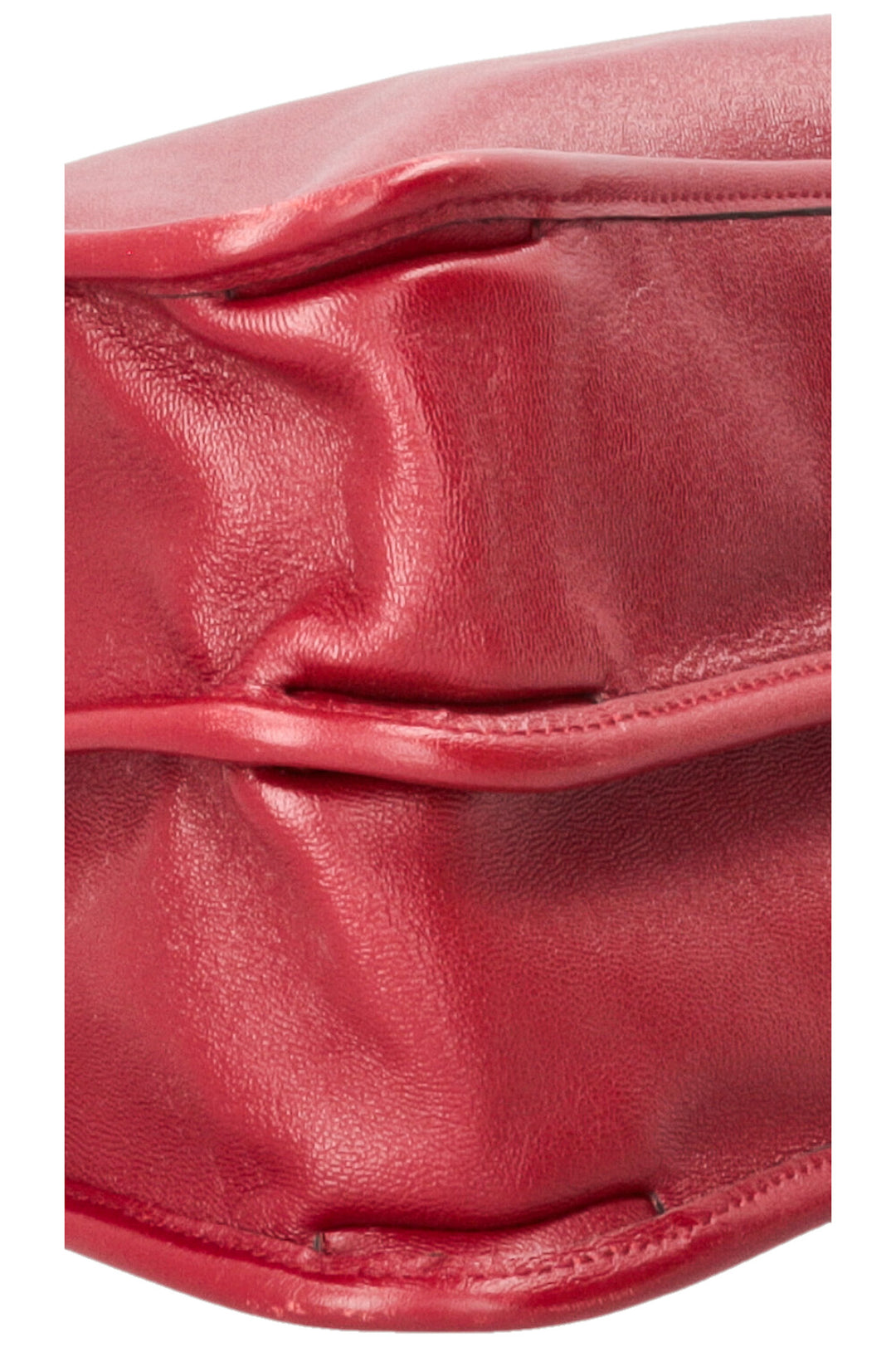 GUCCI Horsebit 1955 Tote Bag Leather Red