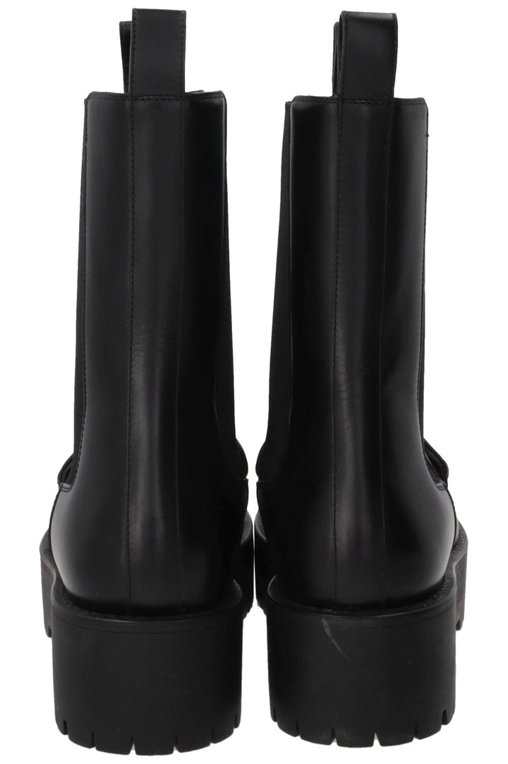 GUCCI Horsebit Boots Leather Black
