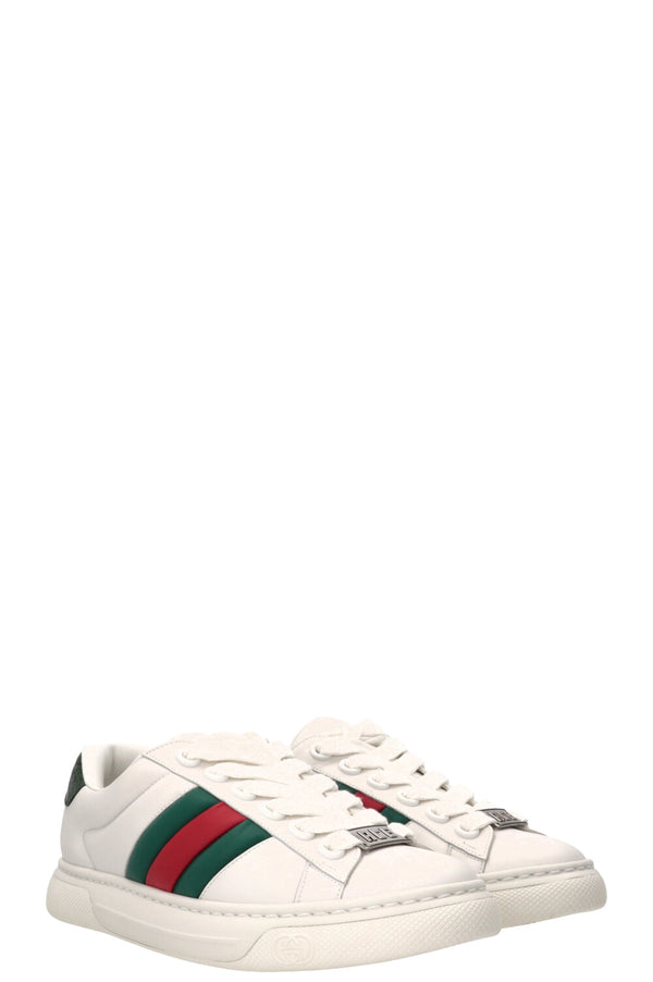 GUCCI Hyper Ace Sneaker White Green Red