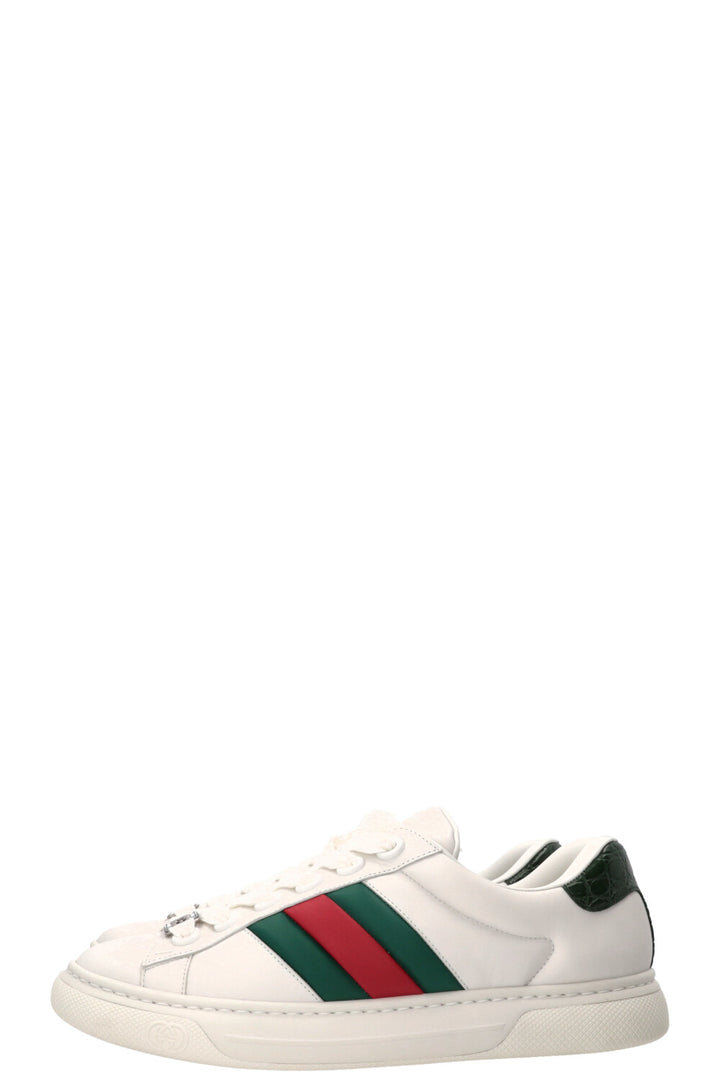 GUCCI Hyper Ace Sneaker White Green Red