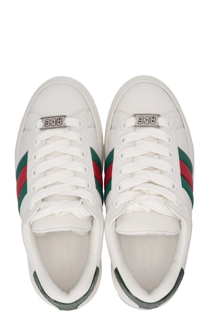 GUCCI Hyper Ace Sneaker White Green Red