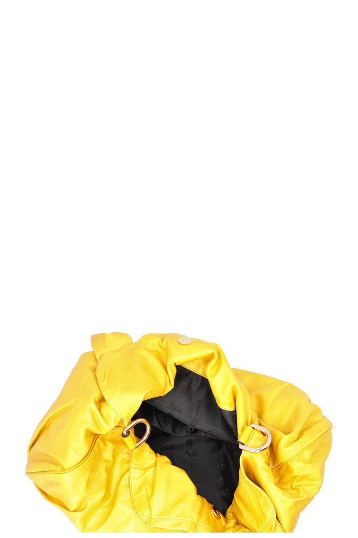 GUCCI Hysteria Bag Nappa Leather Yellow