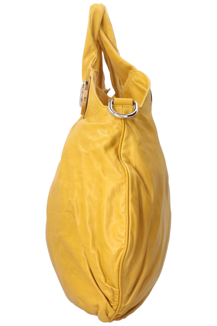 GUCCI Hysteria Bag Nappa Leather Yellow