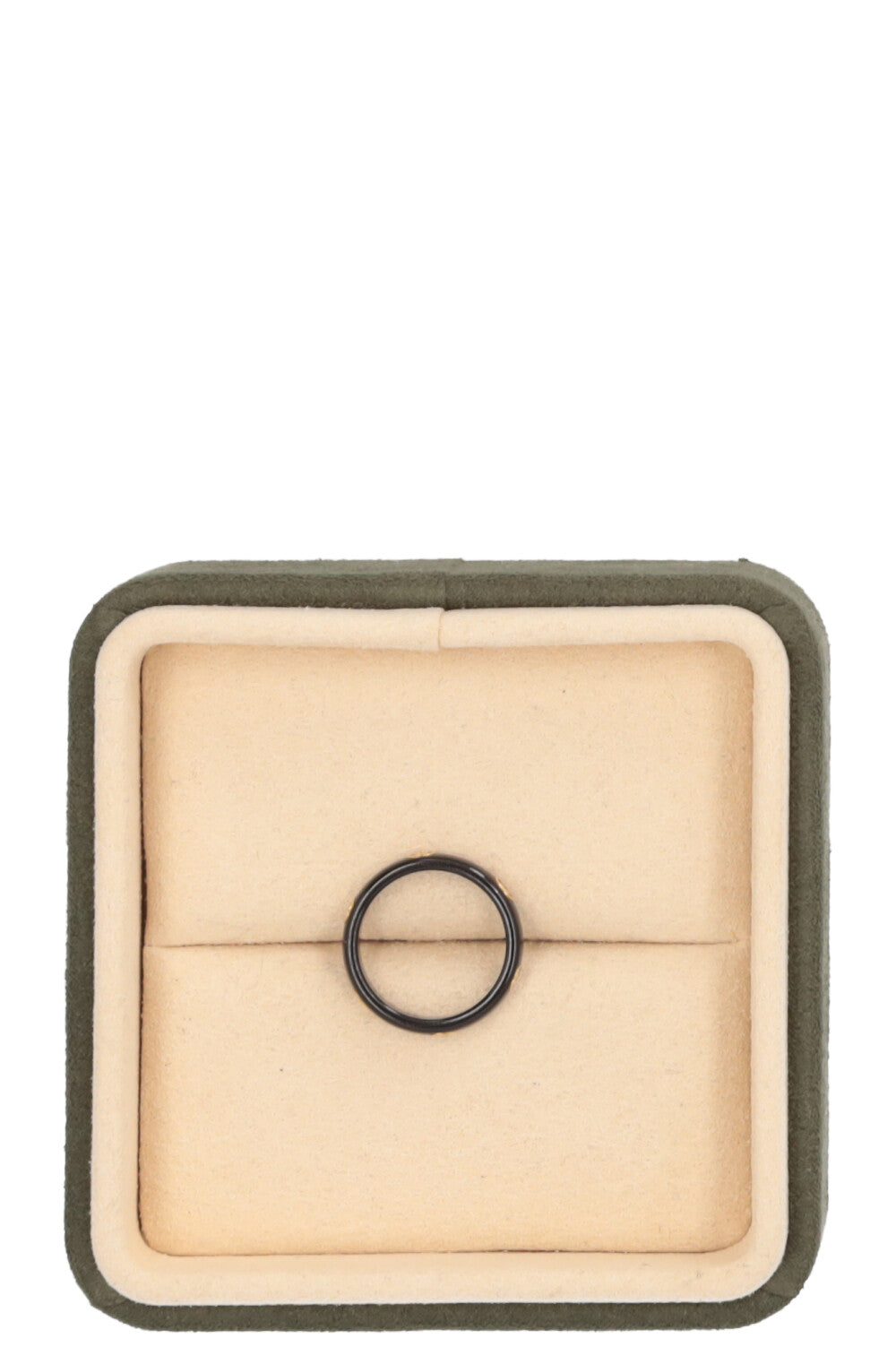 GUCCI Icon Interlocking GG Ring Black Gold