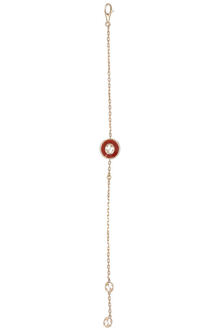 Bracelet Gucci Interlocking en or jaune 18 carats orange