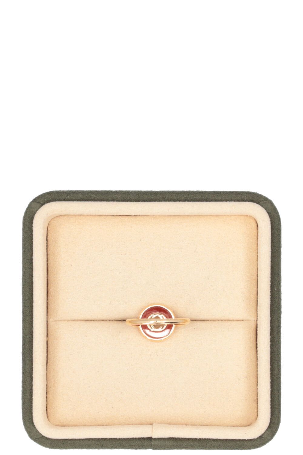 GUCCI Interlocking Ring 18k yellow gold Orange