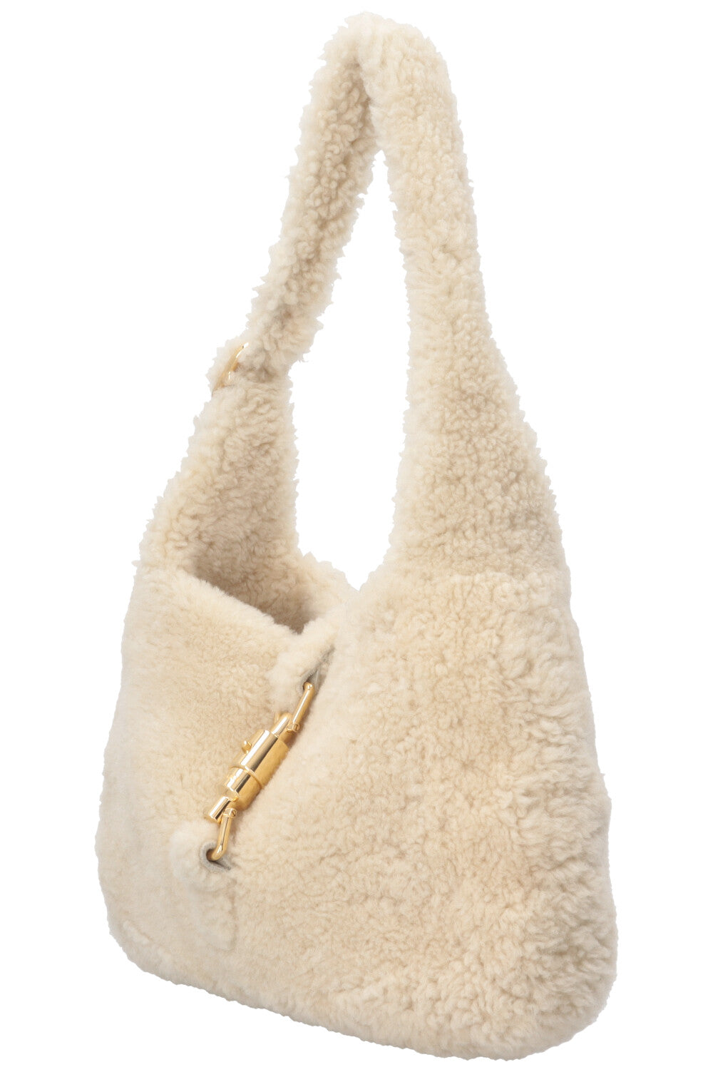 GUCCI Jackie 1961 Small en peau lainée beige
