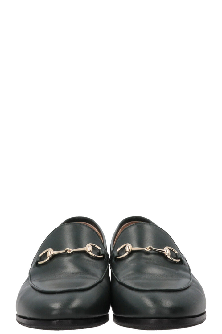 Mocassin GUCCI Jordaan en cuir vert
