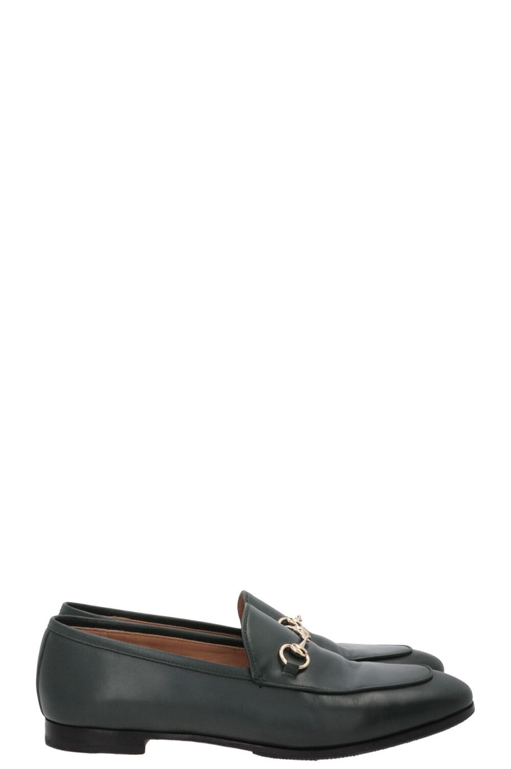 Mocassin GUCCI Jordaan en cuir vert