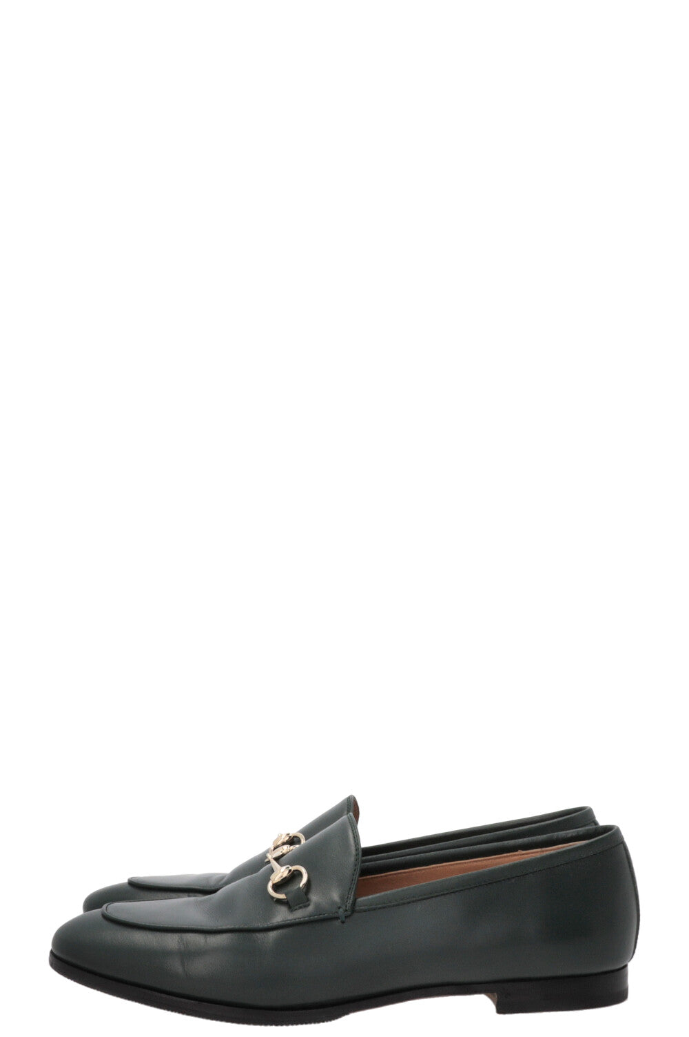Mocassin GUCCI Jordaan en cuir vert