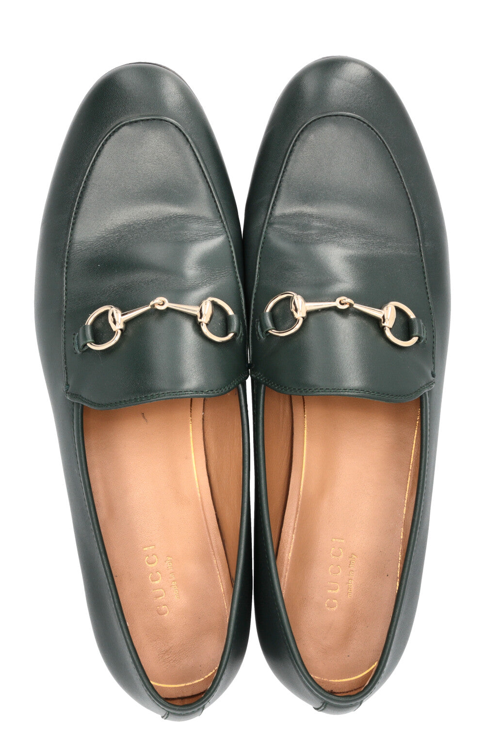 Mocassin GUCCI Jordaan en cuir vert