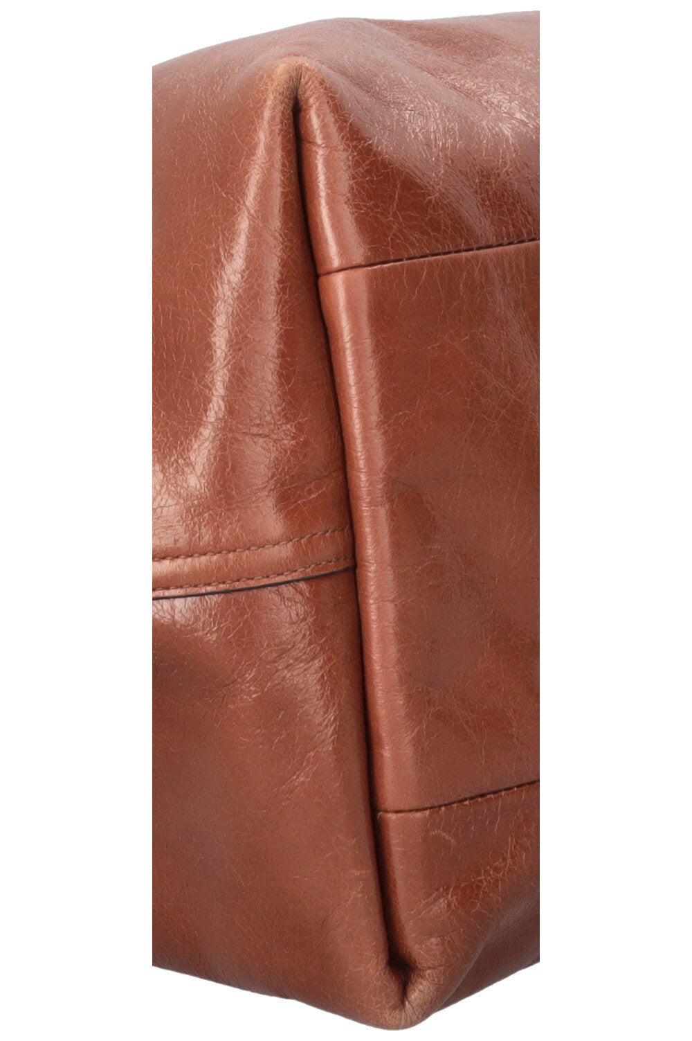 GUCCI Large Reversible Giglio Tote Bag Leather Brown
