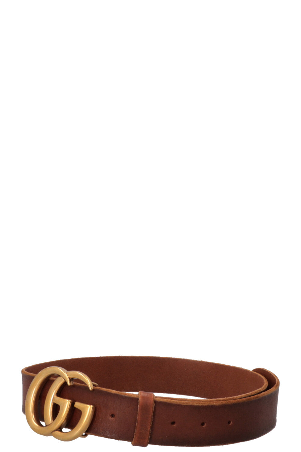 GUCCI Marmont Belt Brown