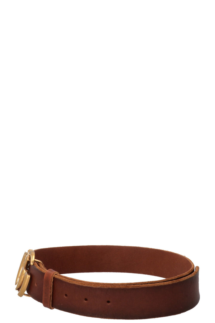 GUCCI Marmont Belt Brown