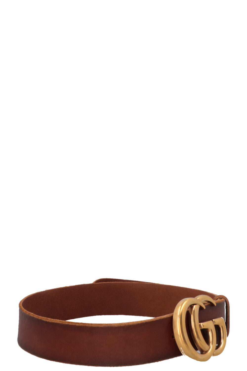 GUCCI Marmont Belt Brown
