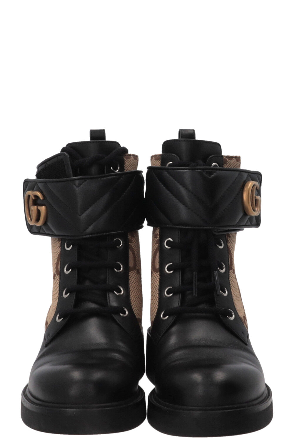 Bottines Marmont GUCCI en toile beige