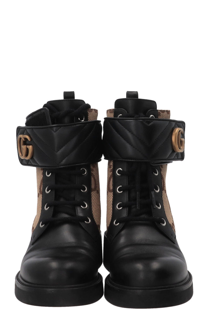 Bottines Marmont GUCCI en toile beige