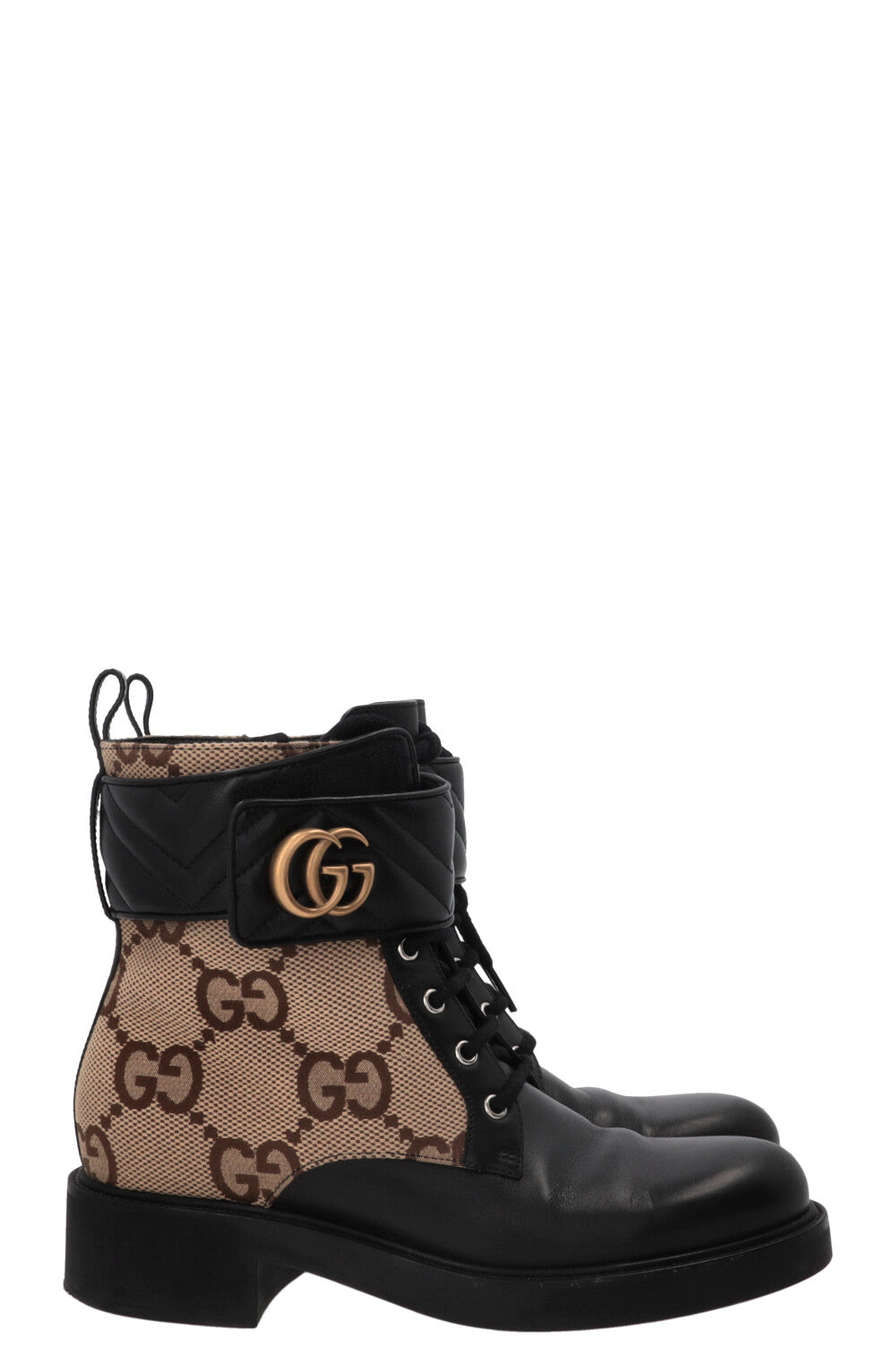 Bottines Marmont GUCCI en toile beige