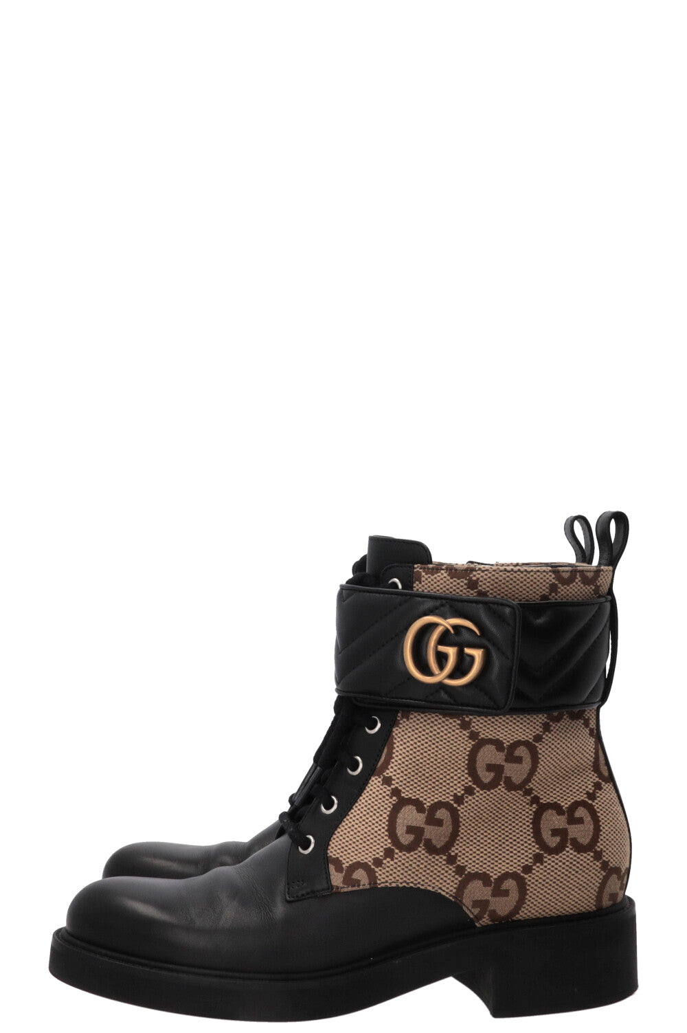 Bottines Marmont GUCCI en toile beige