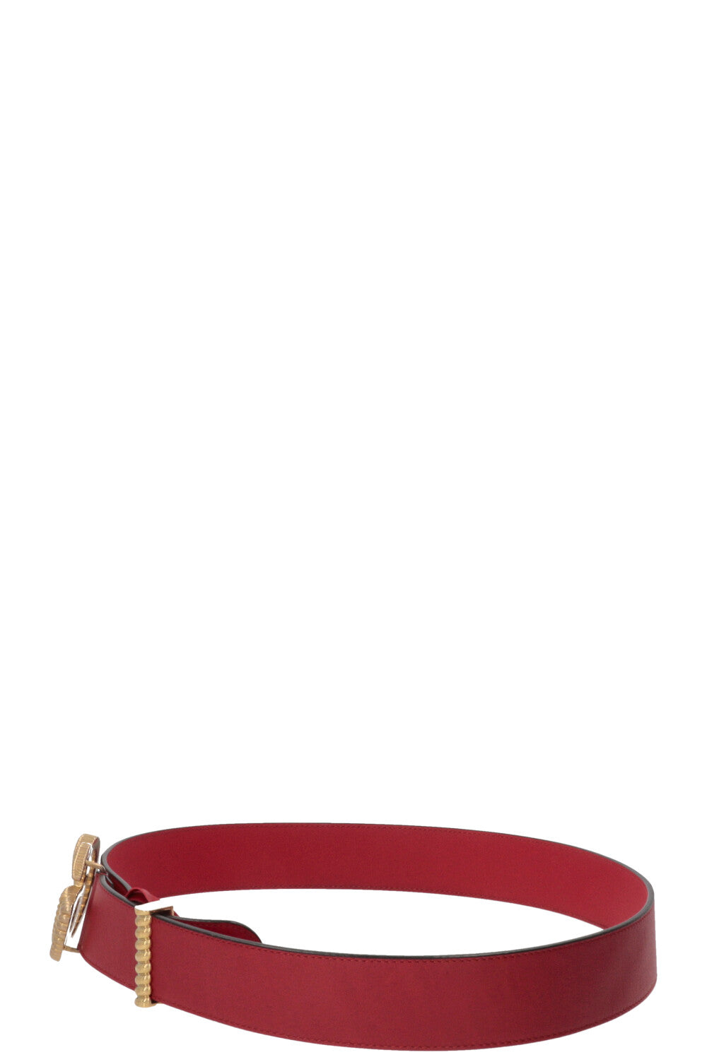 GUCCI Marmont GG Belt Leather Red
